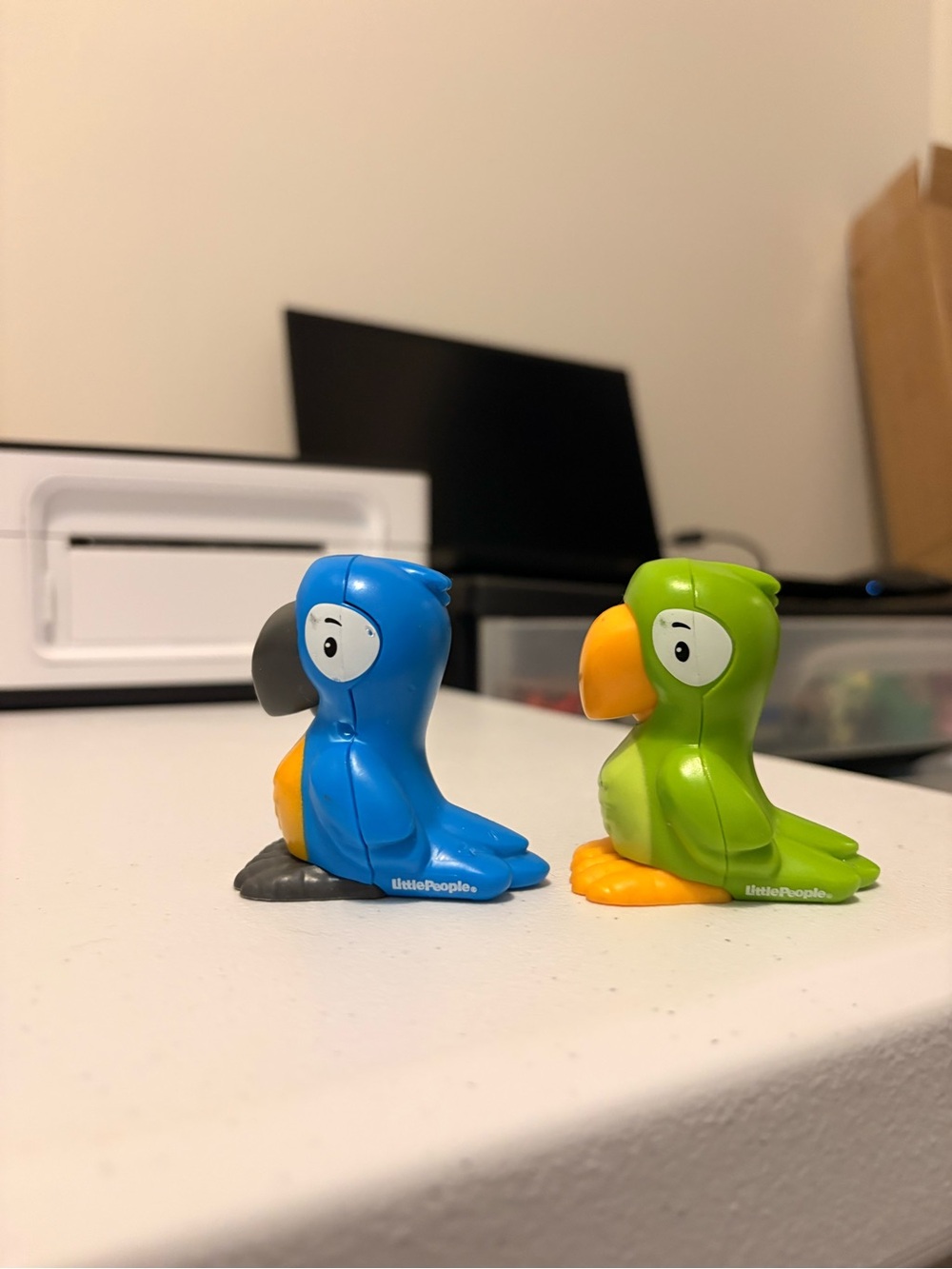 Little People Green & Blue Parrot 2017